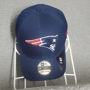 New Era Dark Blue Patriots Mesh Cap Fitted L/XL